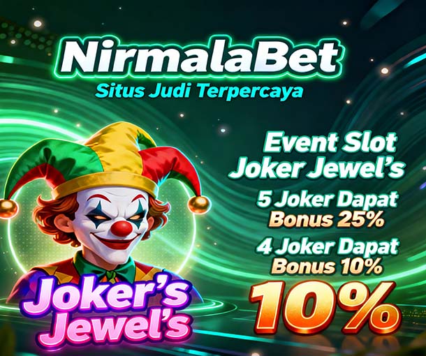 NirmalaBet Slot BRI Online Terpopuler Bonus Besar Member Baru